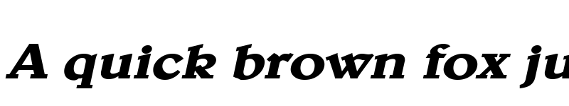 Preview of Blew Wide Bold Italic
