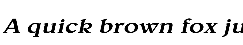 Preview of Blew Wide Italic