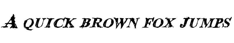 Preview of Blood Crow Italic Italic