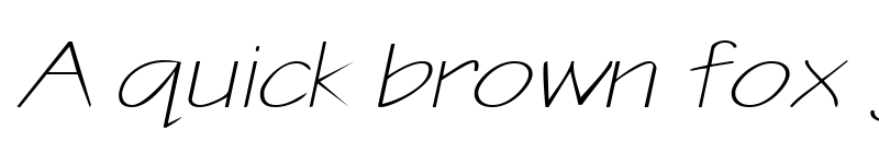 Preview of BlueprintExtended Italic