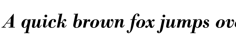 Preview of Bodoni Antiqua URW Bold Italic