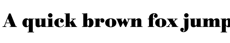 Preview of Bodoni Antiqua URW Extra Bold Regular