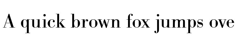 Preview of Bodoni Antiqua URW Regular