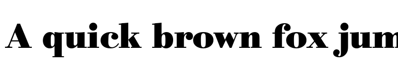 Preview of Bodoni BE Bold