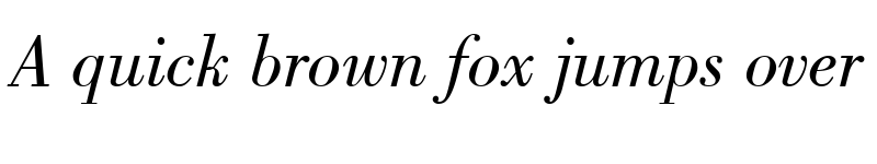 Preview of Bodoni-Book BookItalic