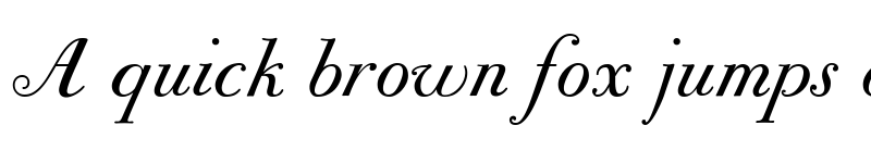 Preview of Bodoni Classic Chancery Regular