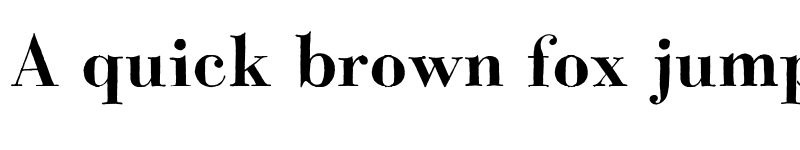 Preview of Bodoni Classic Handdrawn Bold