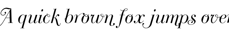 Preview of Bodoni Classic Swashes Italic