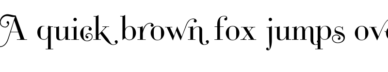 Preview of Bodoni Classic Swashes Roman