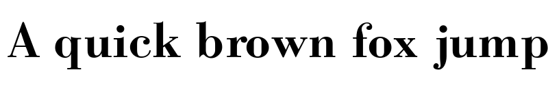 Preview of Bodoni Classic Text Bold