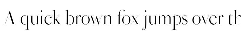 Preview of Bodoni Ferrara Banner Quasi Light