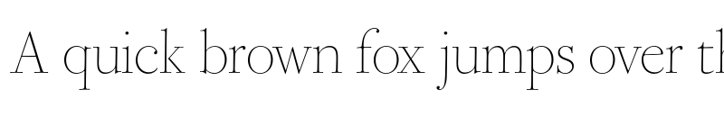 Preview of Bodoni Ferrara Display Thin