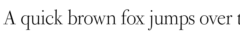 Preview of Bodoni Ferrara Origin Light