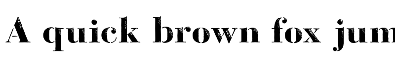 Preview of Bodoni Fragile Dirt