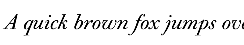 Preview of Bodoni Old Face BE Italic