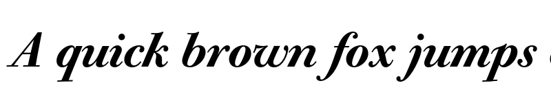 Preview of Bodoni Old Face BE Medium Italic