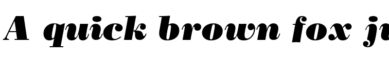 Preview of Bodoni Poster SSi Poster Italic