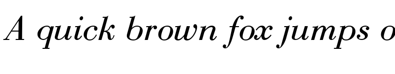 Preview of Bodoni Recut Condensed SSi Condensed Italic