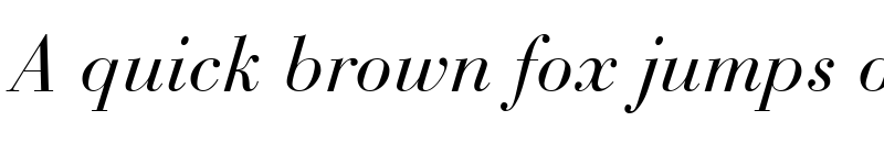 Preview of Bodoni Recut SSi Italic