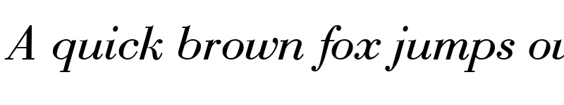 Preview of Bodoni-RomanItalic-DTC Regular