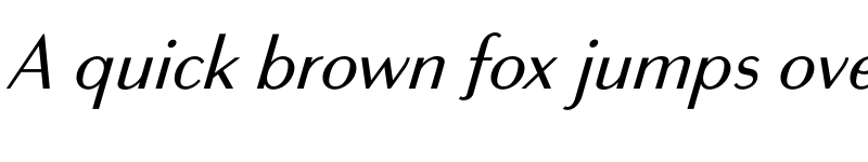 Preview of Bodoni Sans Text Italic