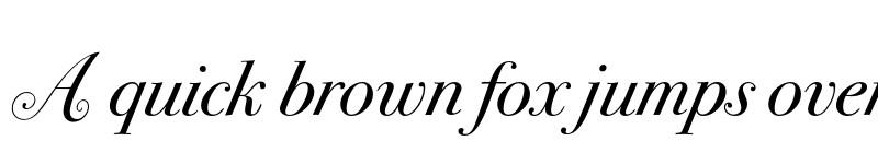 Preview of Bodoni Sev Swash ITC Book Italic