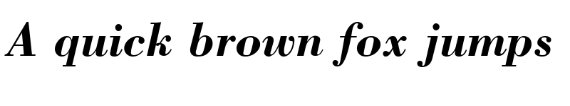 Preview of Bodoni SSi Bold Italic