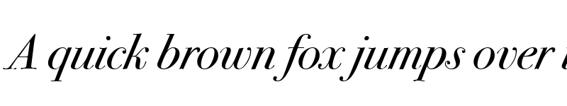 Preview of Bodoni SvtyTwo ITC TT BookIta