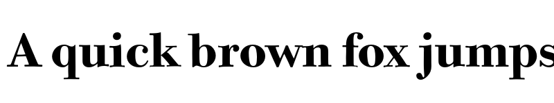 Preview of Bodoni Twelve ITC Bold