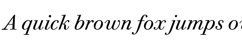 Preview of Bodoni Twelve ITC TT BookItalic