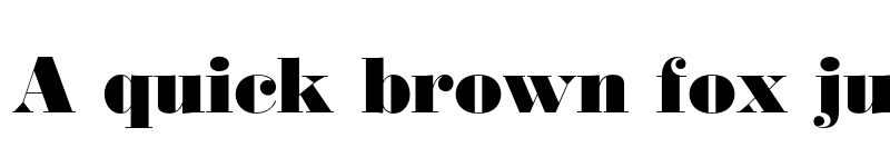 Preview of Bodoni Ultra Bold