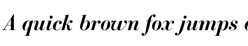 Preview of BodoniClassic Bold Italic