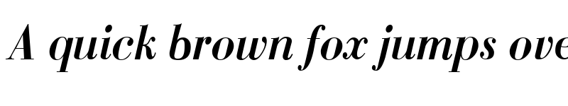 Preview of BodoniCondensed Bold-Italic