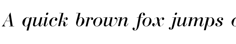 Preview of BodoniCTT Italic