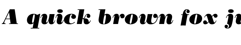 Preview of BodoniPoster RomanItalic