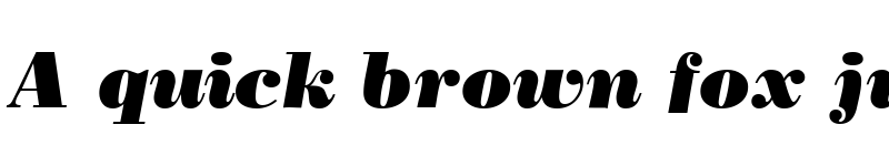 Preview of BodoniPosterUltra RegularItalic