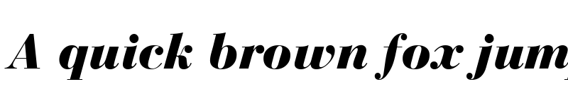 Preview of BodoniRecutHeavy RegularItalic