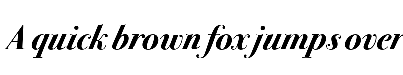 Preview of BodoniSevITCBoo Bold Italic