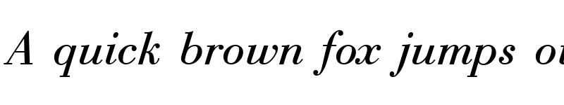 Preview of Bodonoff Italic