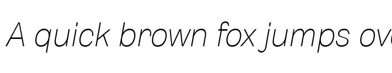 Preview of Body Grotesque Trial Light Italic