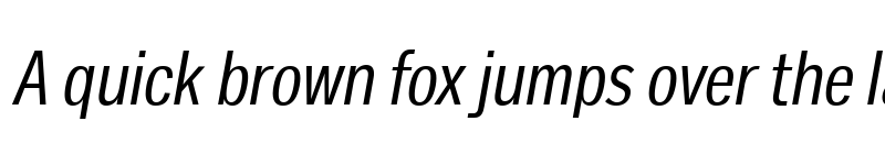 Preview of Body Text SlimTrial Italic