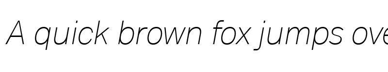 Preview of Body Text Trial Light Italic