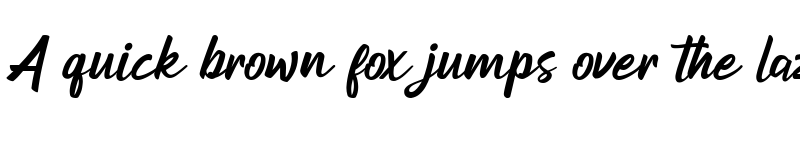 Preview of Bonjour Modern Script Font Regular