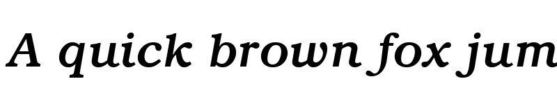 Preview of Bookman LT Medium Italic