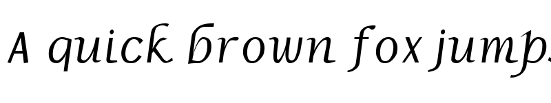 Preview of Borzoi Bold Italic