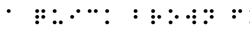 Preview of Braille Regular