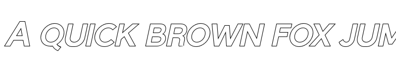 Preview of Branden Outline Italic