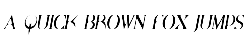 Preview of BrazeltonNarrow Italic