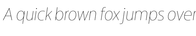 Preview of Breno Narrow Hairline Italic