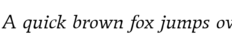 Preview of BreughelT Italic